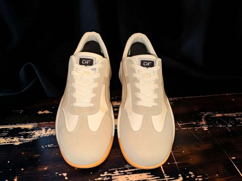 De Florance DF Cloudea Sneakers Cream Beige Size US 8.5 - Picture 6 of 9